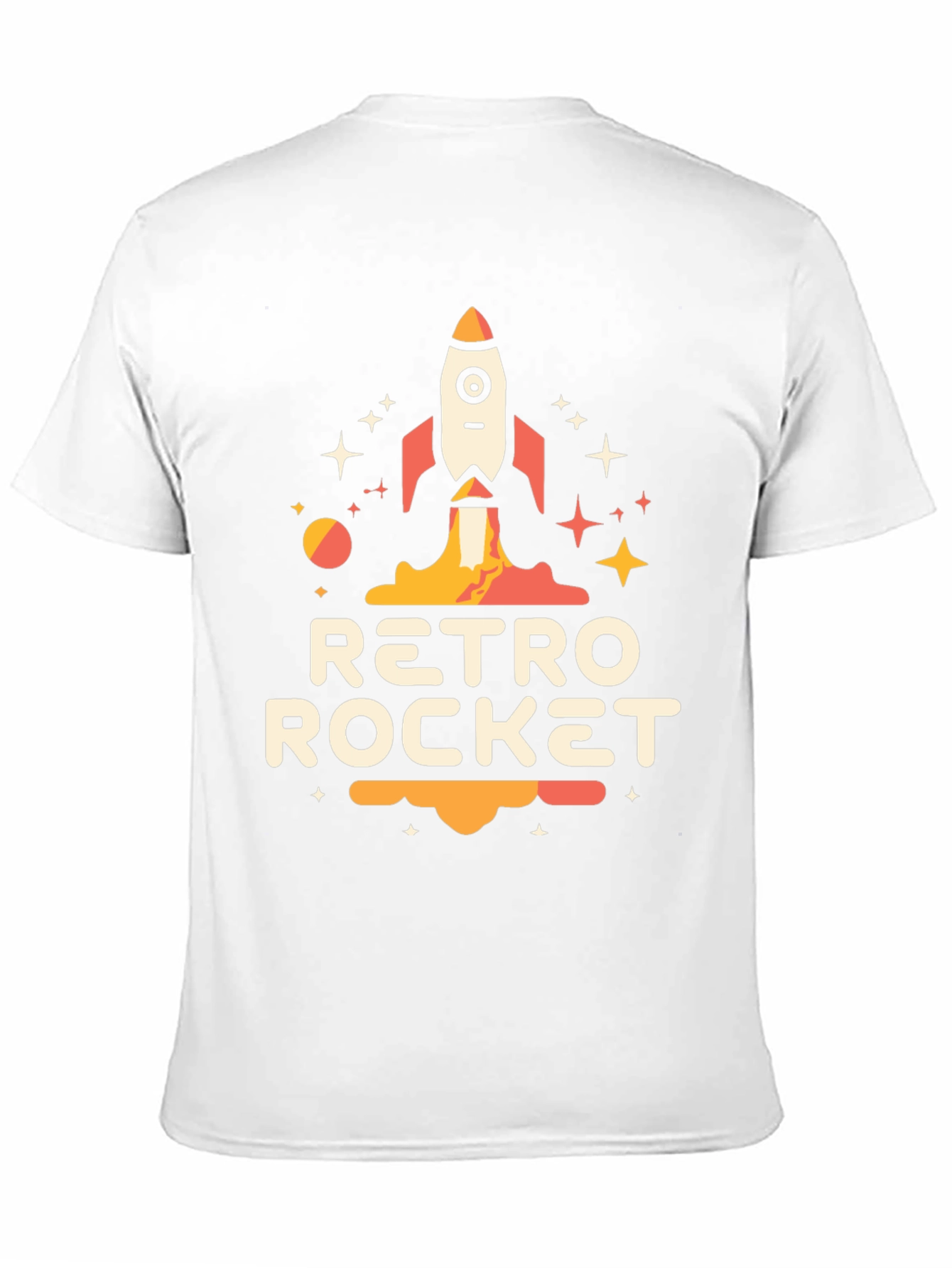 Retro Rocket Graphic Tee - Space Adventure Awaits!