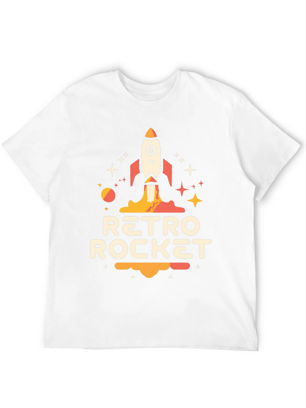 Retro Rocket Graphic Tee - Space Adventure Awaits!