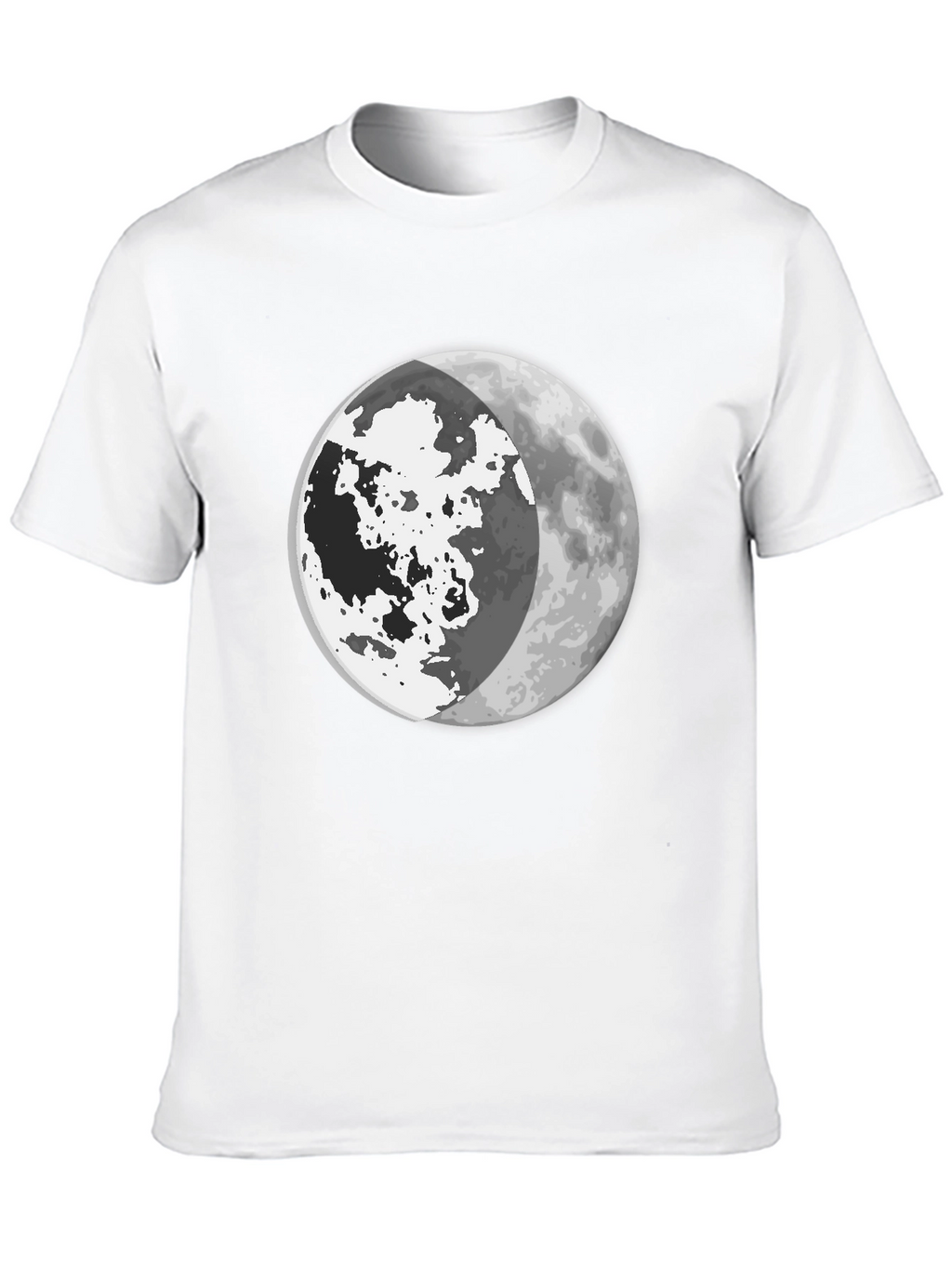 Moon Phase Graphic Tee - Mens Black T-Shirt