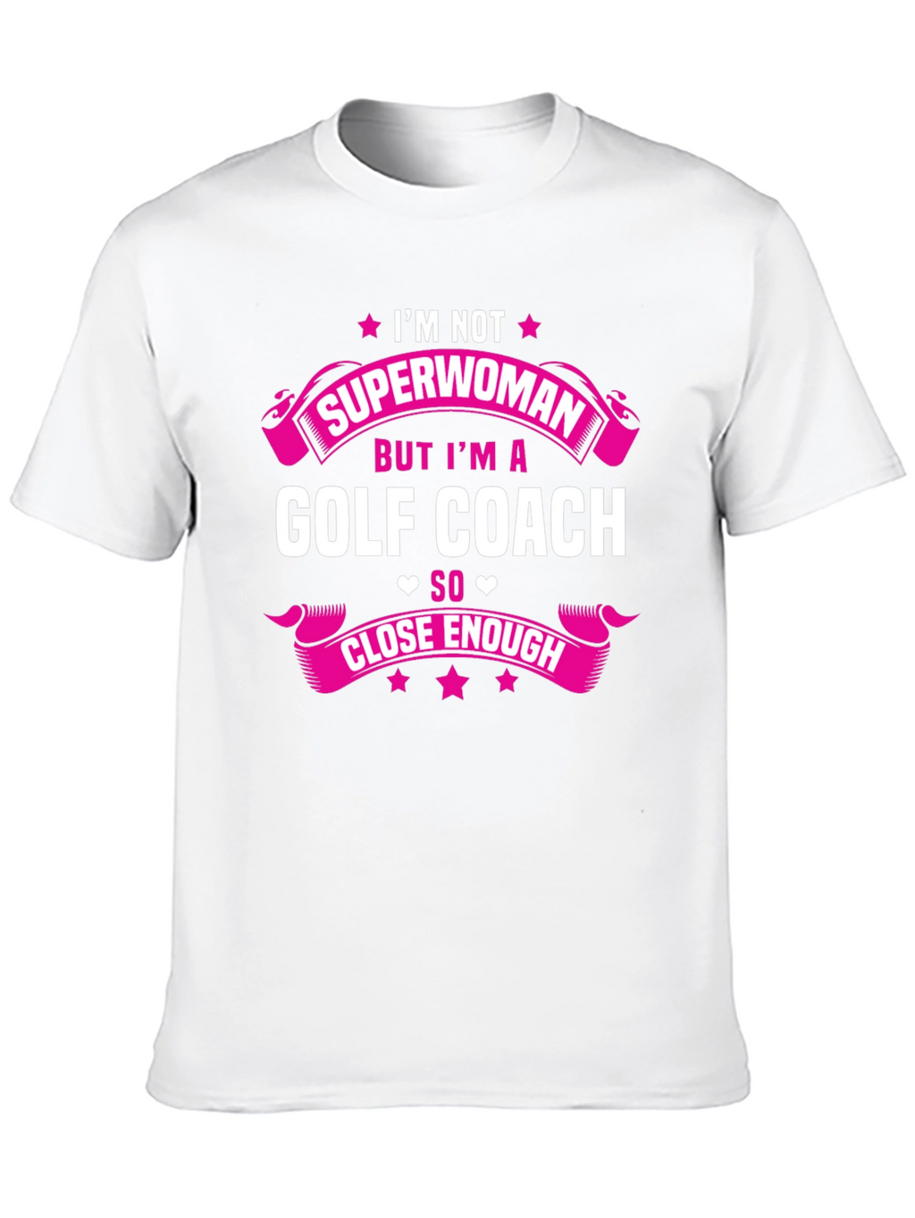 Golf Coach Superwoman Graphic T-Shirt
