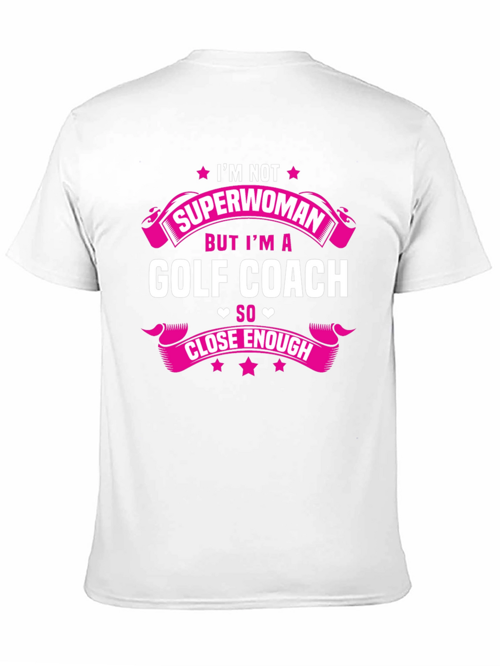 Golf Coach Superwoman Graphic T-Shirt