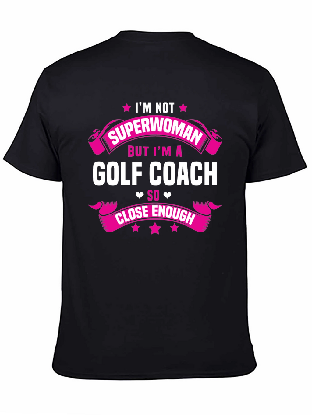 Golf Coach Superwoman Graphic T-Shirt