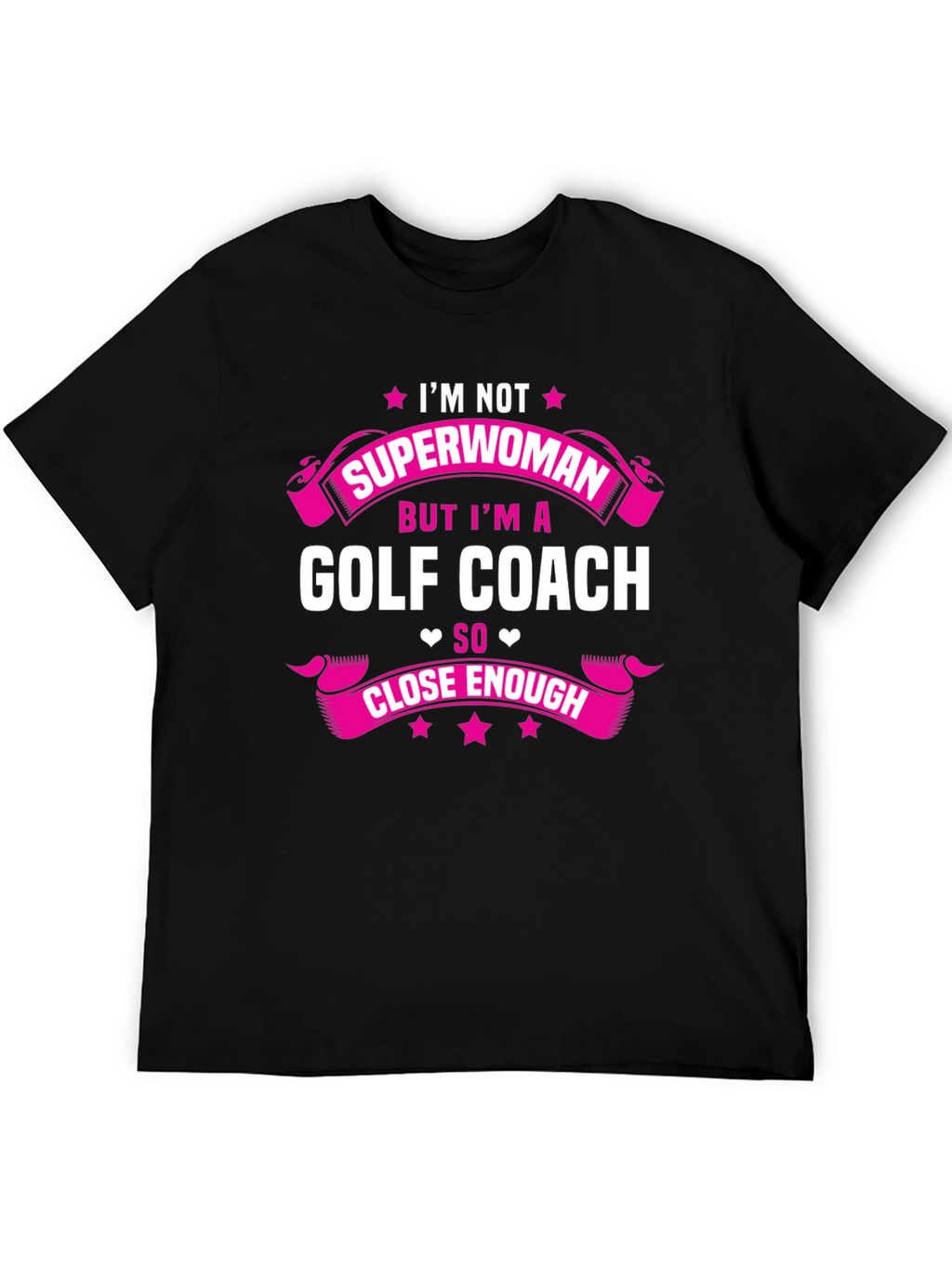 Golf Coach Superwoman Graphic T-Shirt