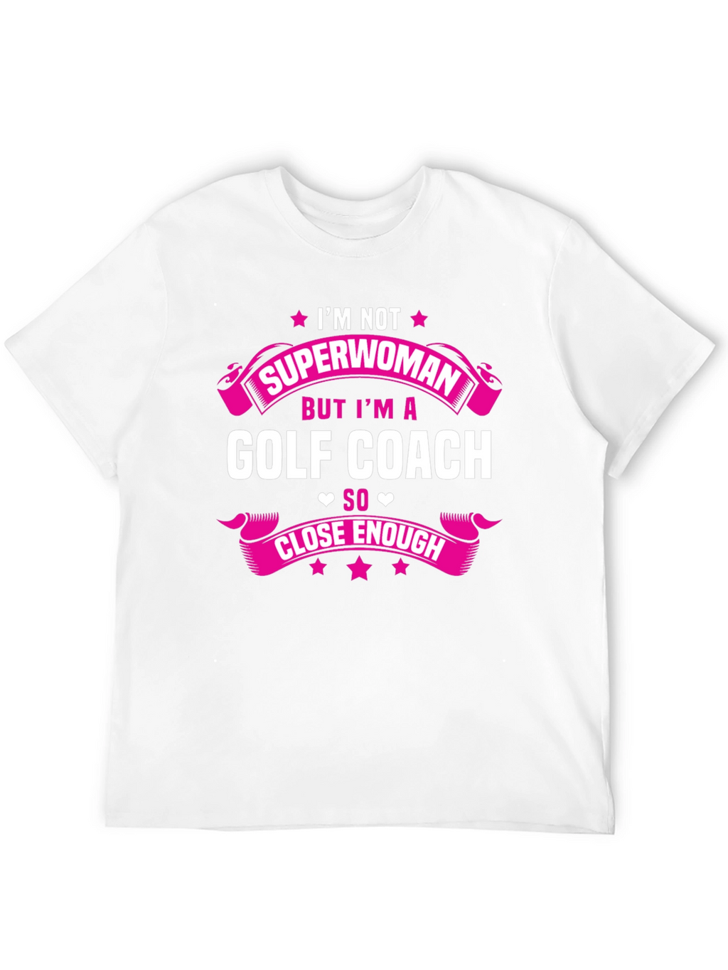 Golf Coach Superwoman Graphic T-Shirt