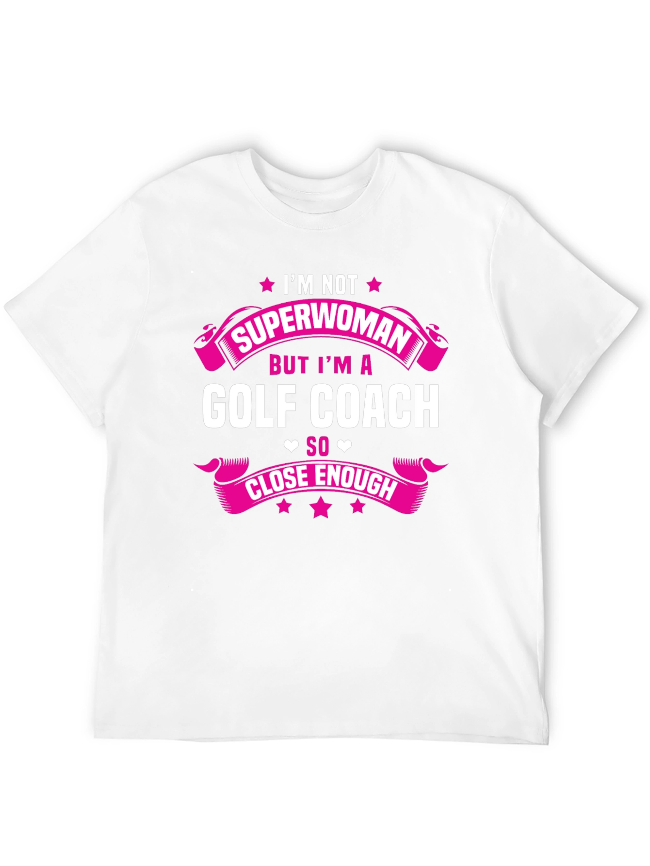 Golf Coach Superwoman Graphic T-Shirt