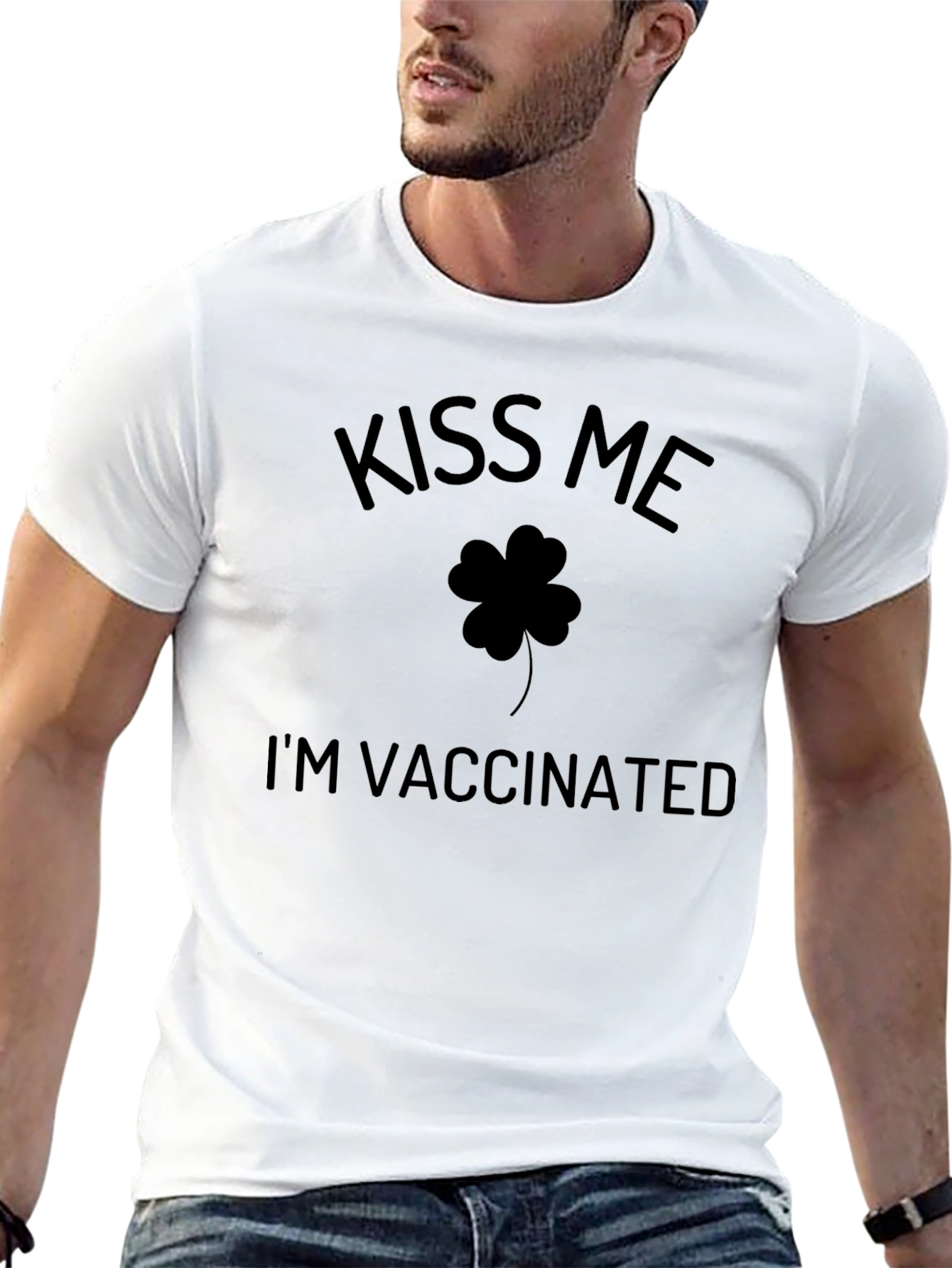 Kiss Me Im Vaccinated St. Patricks Day T-Shirt