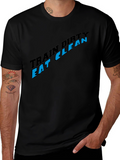 Train Dirty Eat Clean Black Graphic Tee