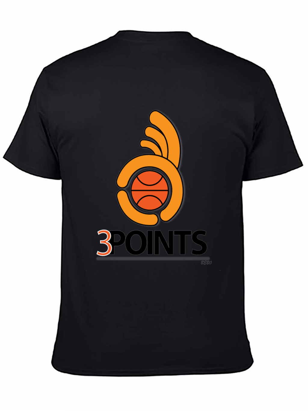 3 Points Basketball T-Shirt - Graphic Tee