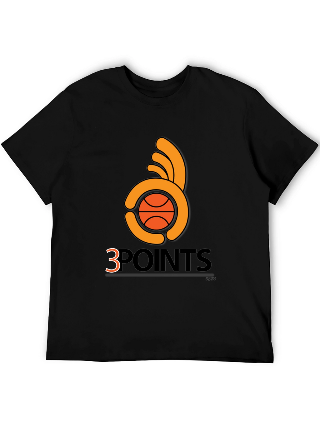 3 Points Basketball T-Shirt - Graphic Tee