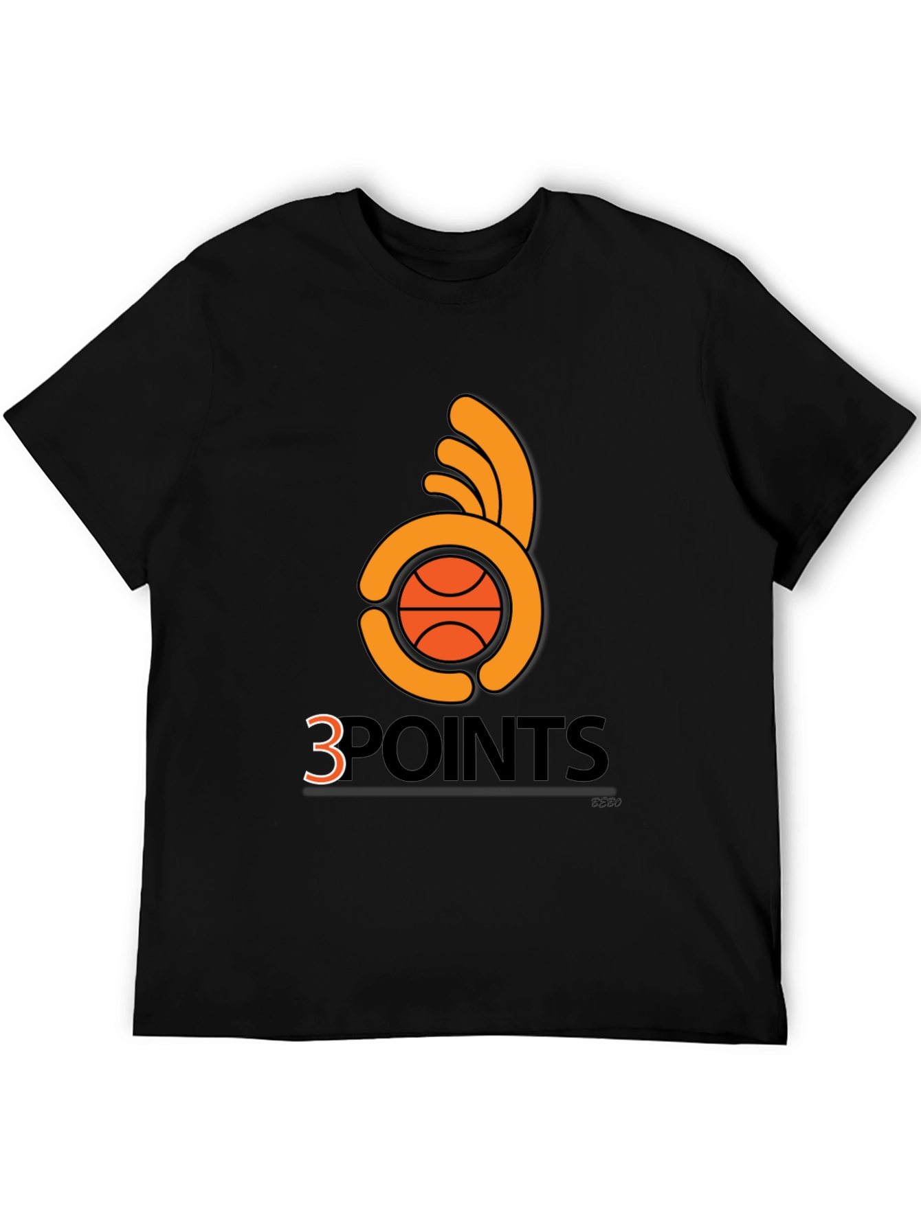 3 Points Basketball T-Shirt - Graphic Tee