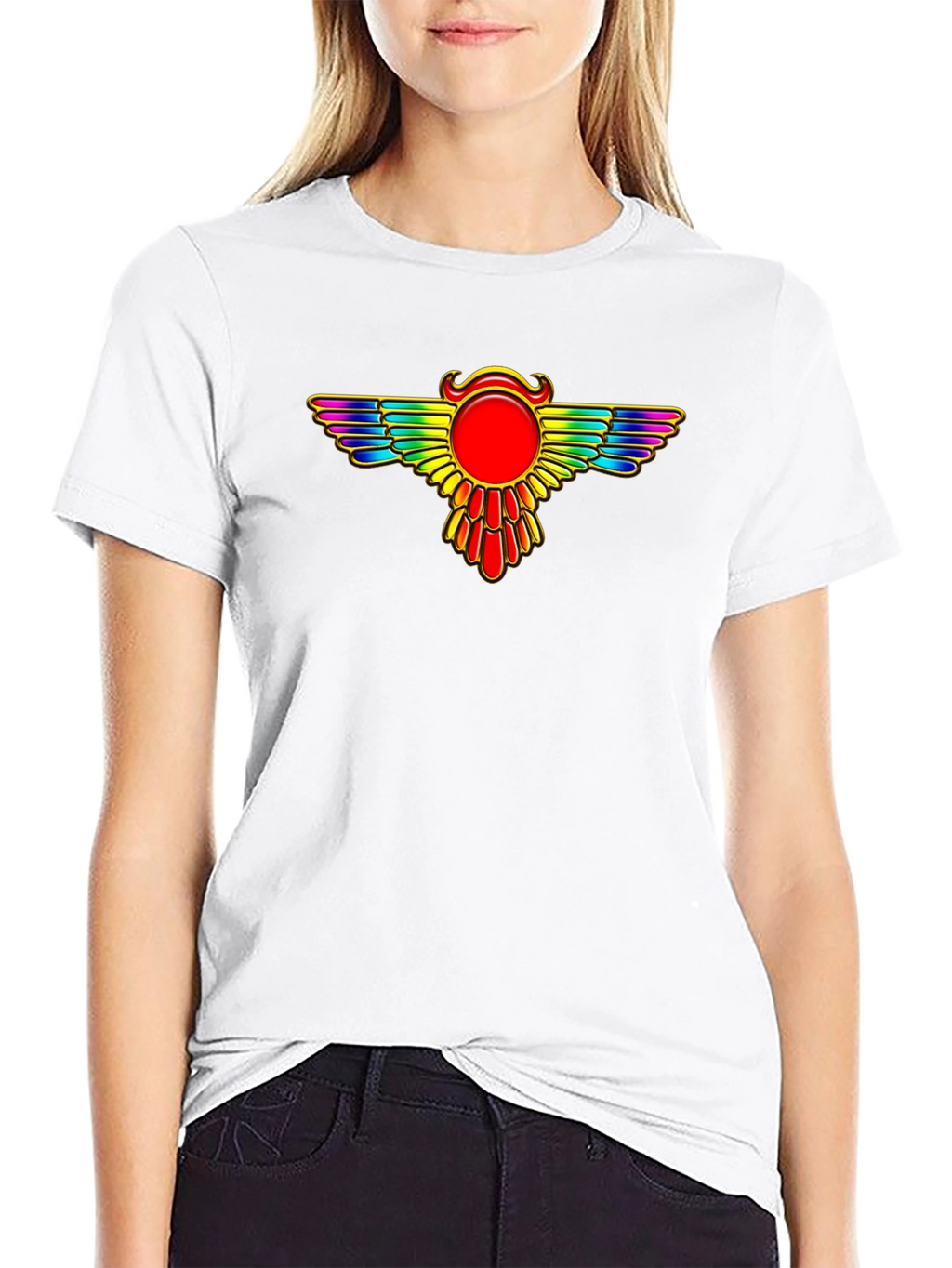 Rainbow Winged Sun T-Shirt