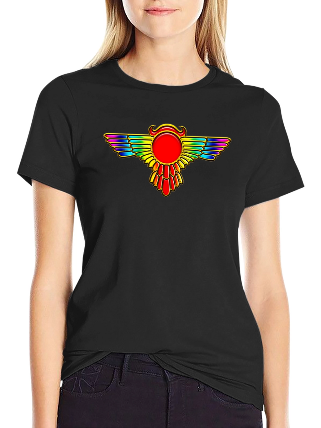 Rainbow Winged Sun T-Shirt