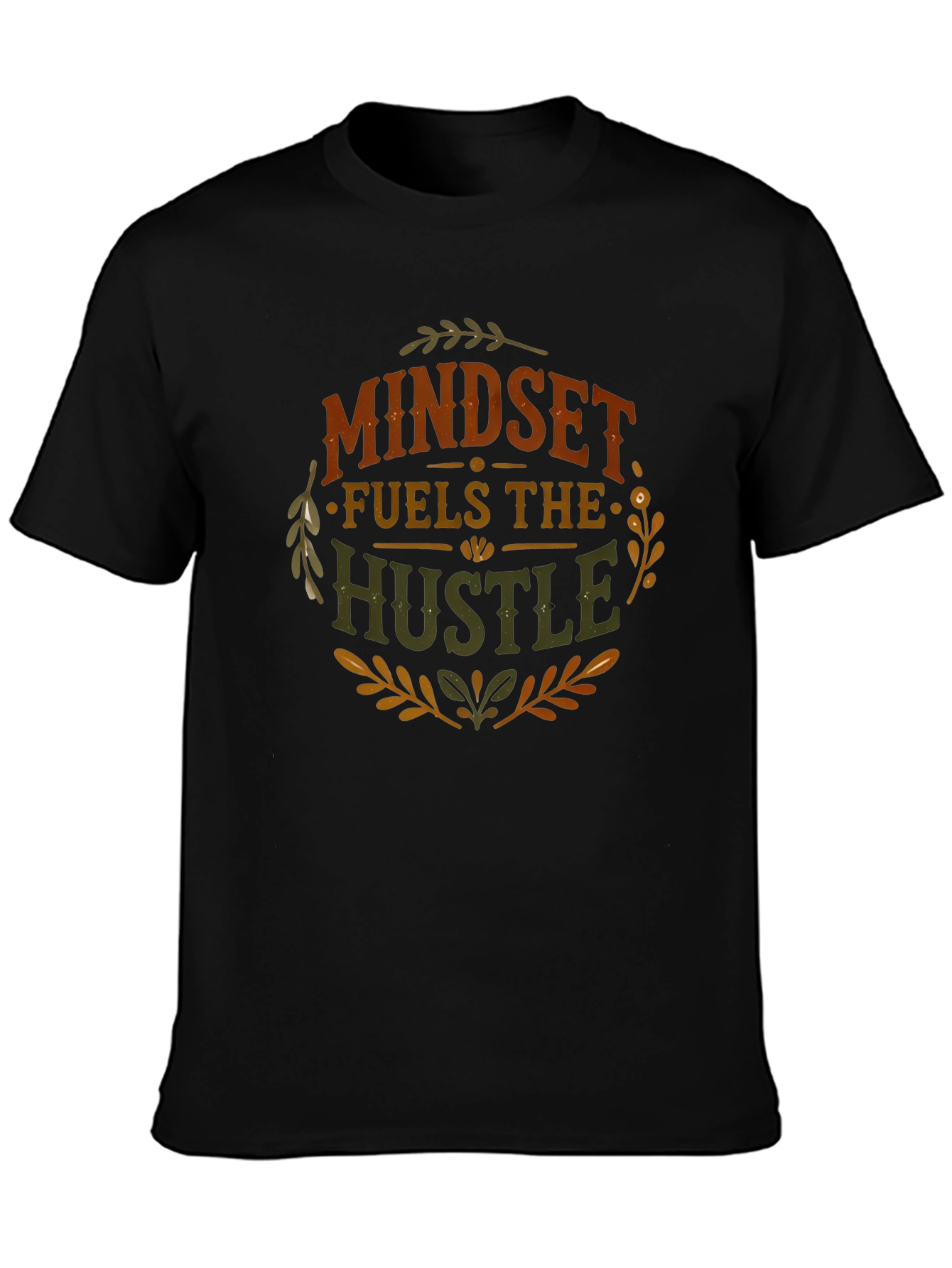 Mindset Fuels The Hustle Graphic T-Shirt