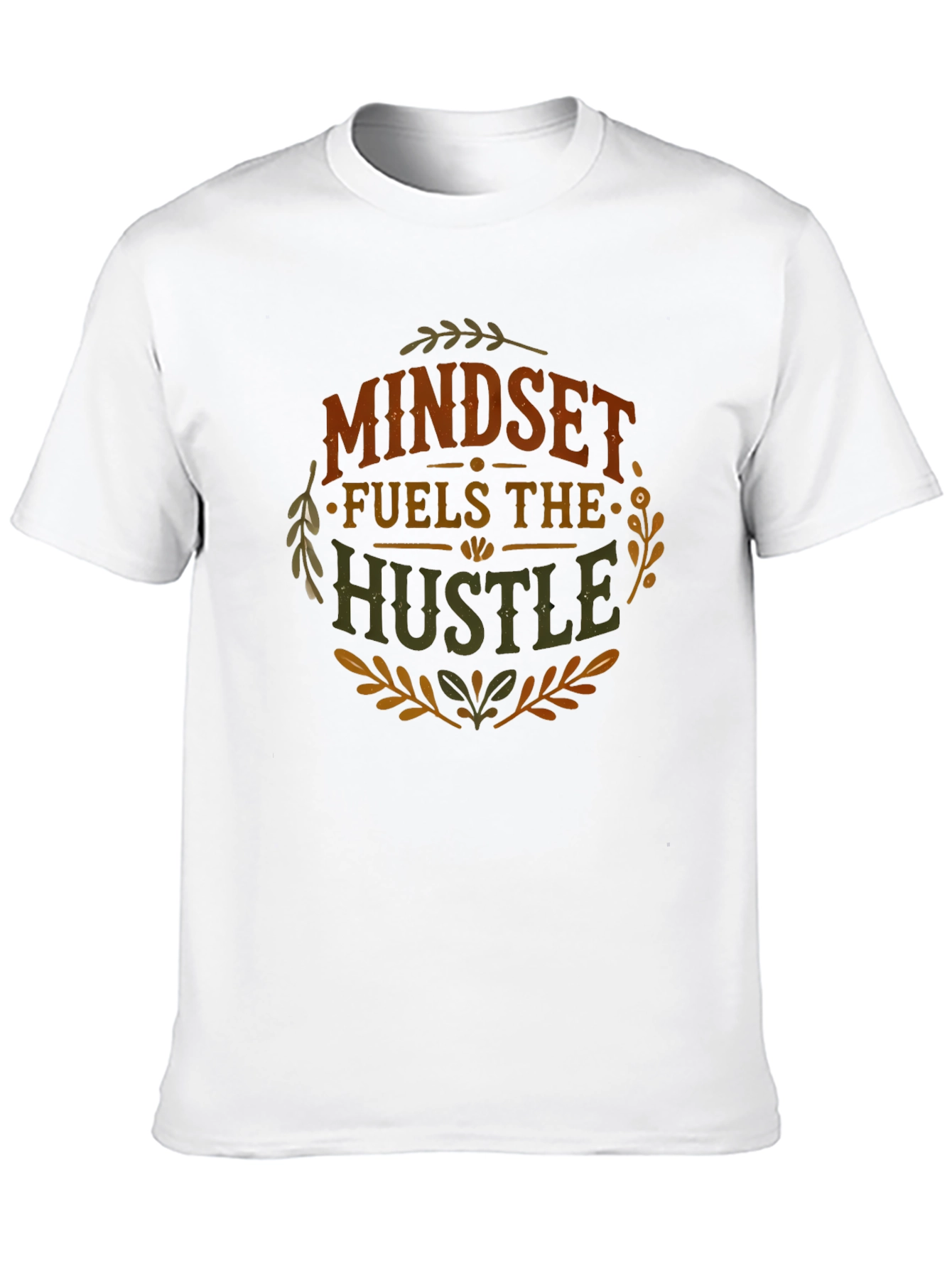 Mindset Fuels The Hustle Graphic T-Shirt