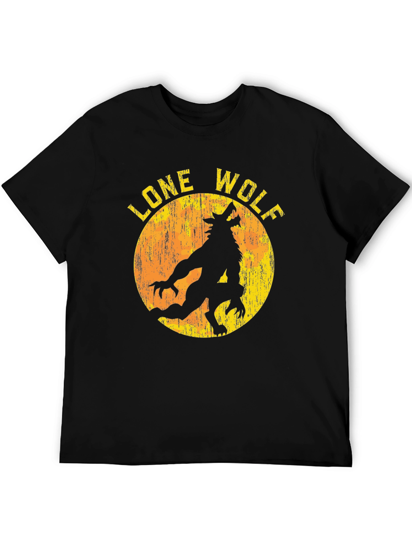 Lone Wolf Graphic Print T-Shirt