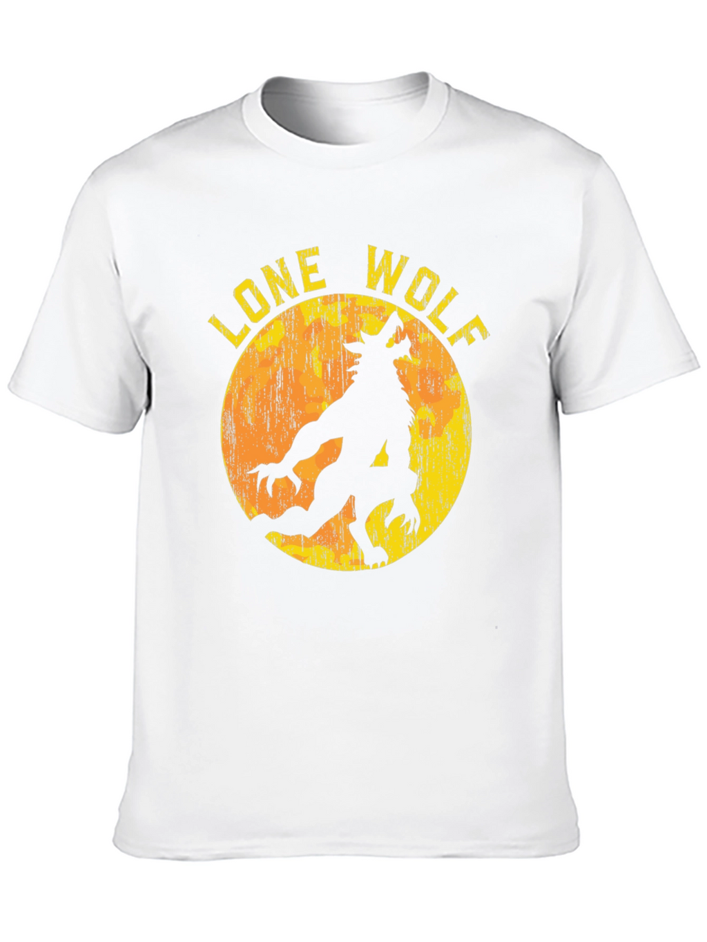 Lone Wolf Graphic Print T-Shirt