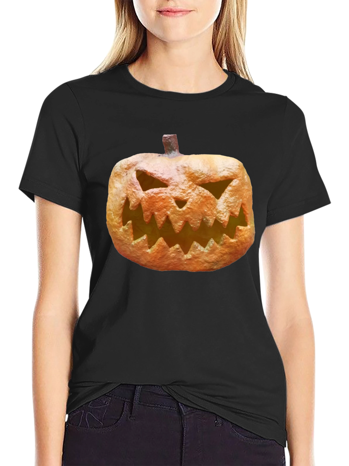 Spooky Pumpkin Halloween T-Shirt