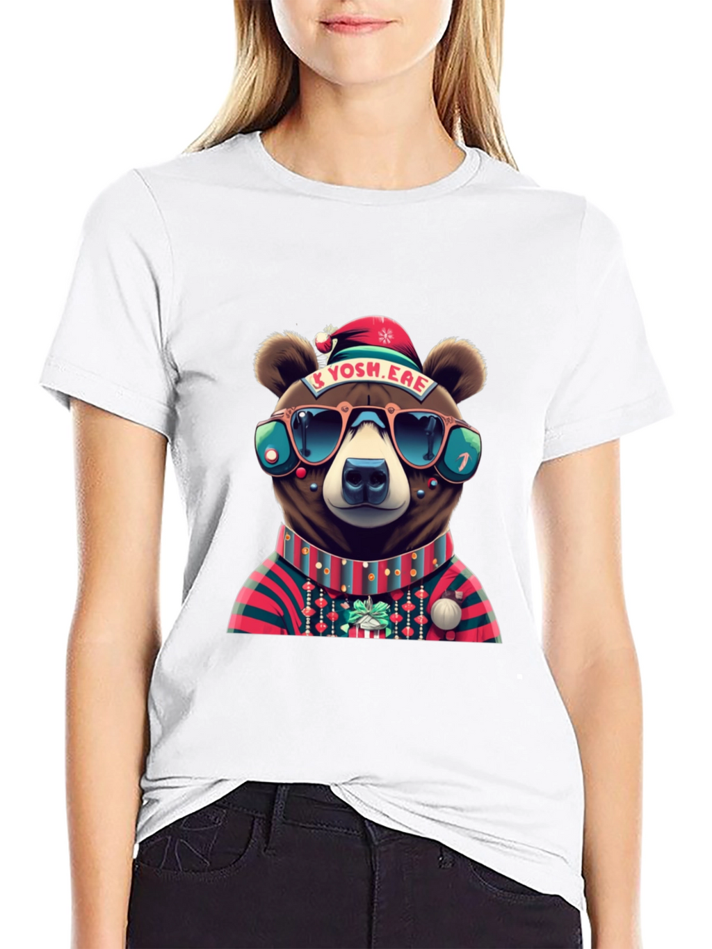 Festive Bear Graphic Tee