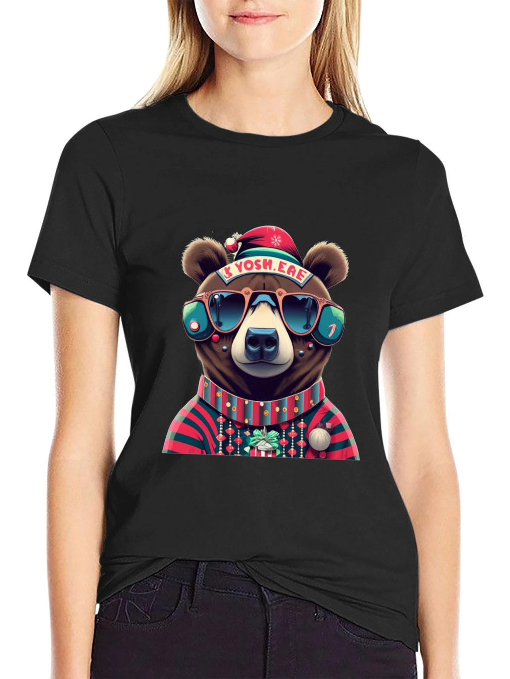 Festive Bear Graphic Tee