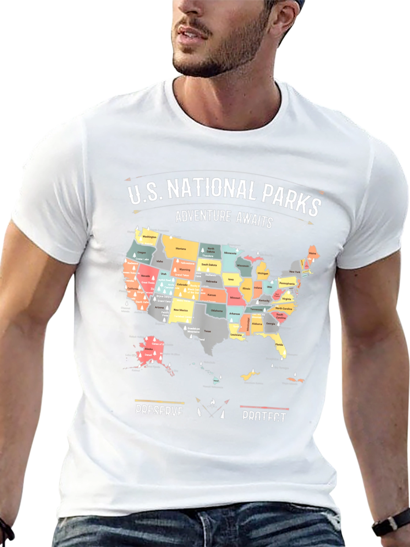 US National Parks Adventure Awaits T-Shirt