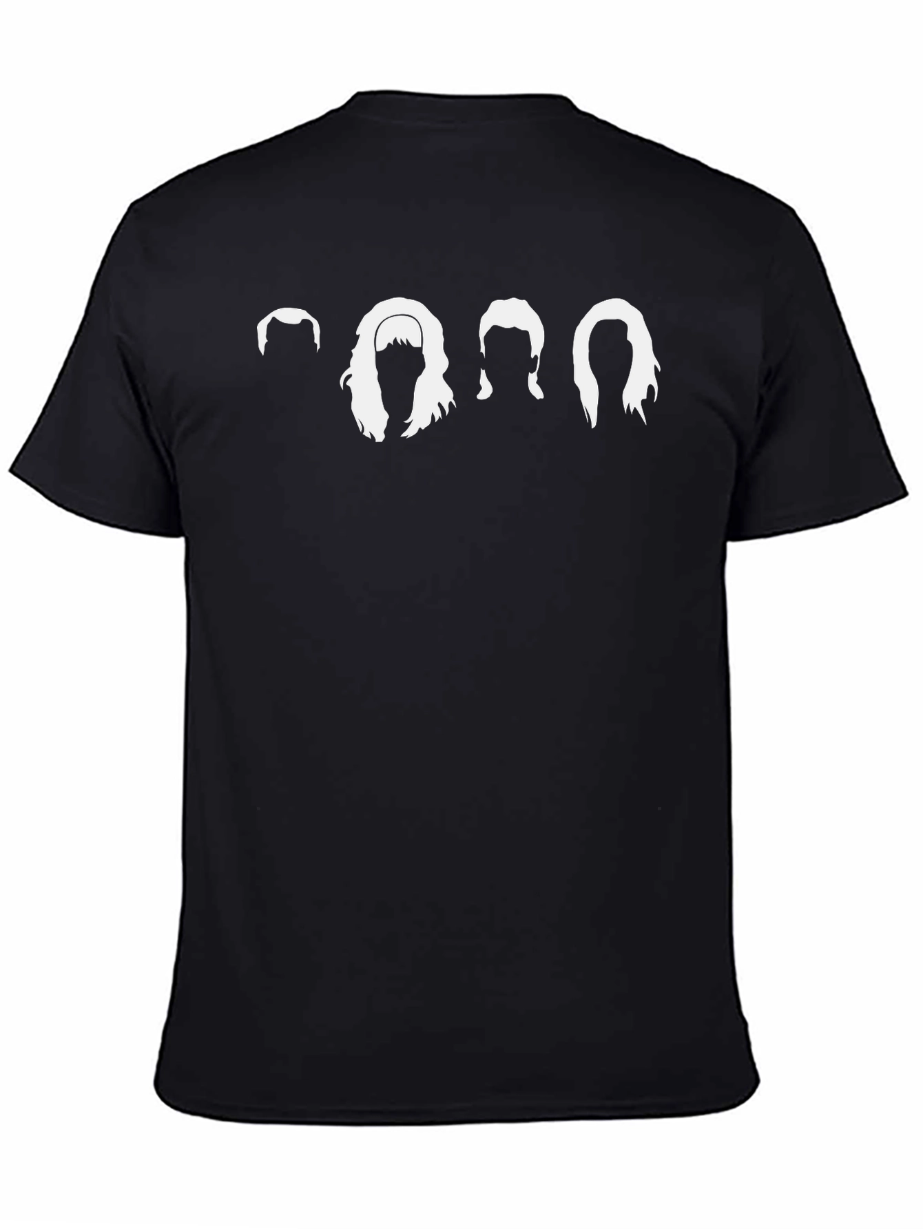 Retro Hair Silhouette T-Shirt - Classic Rock Tee