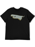 Cartoon Foot T-Shirt - Black Graphic Tee