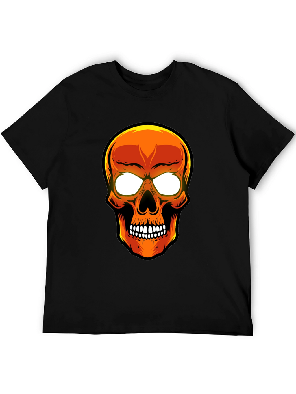 Skull Graphic T-Shirt - Mens Black Tee