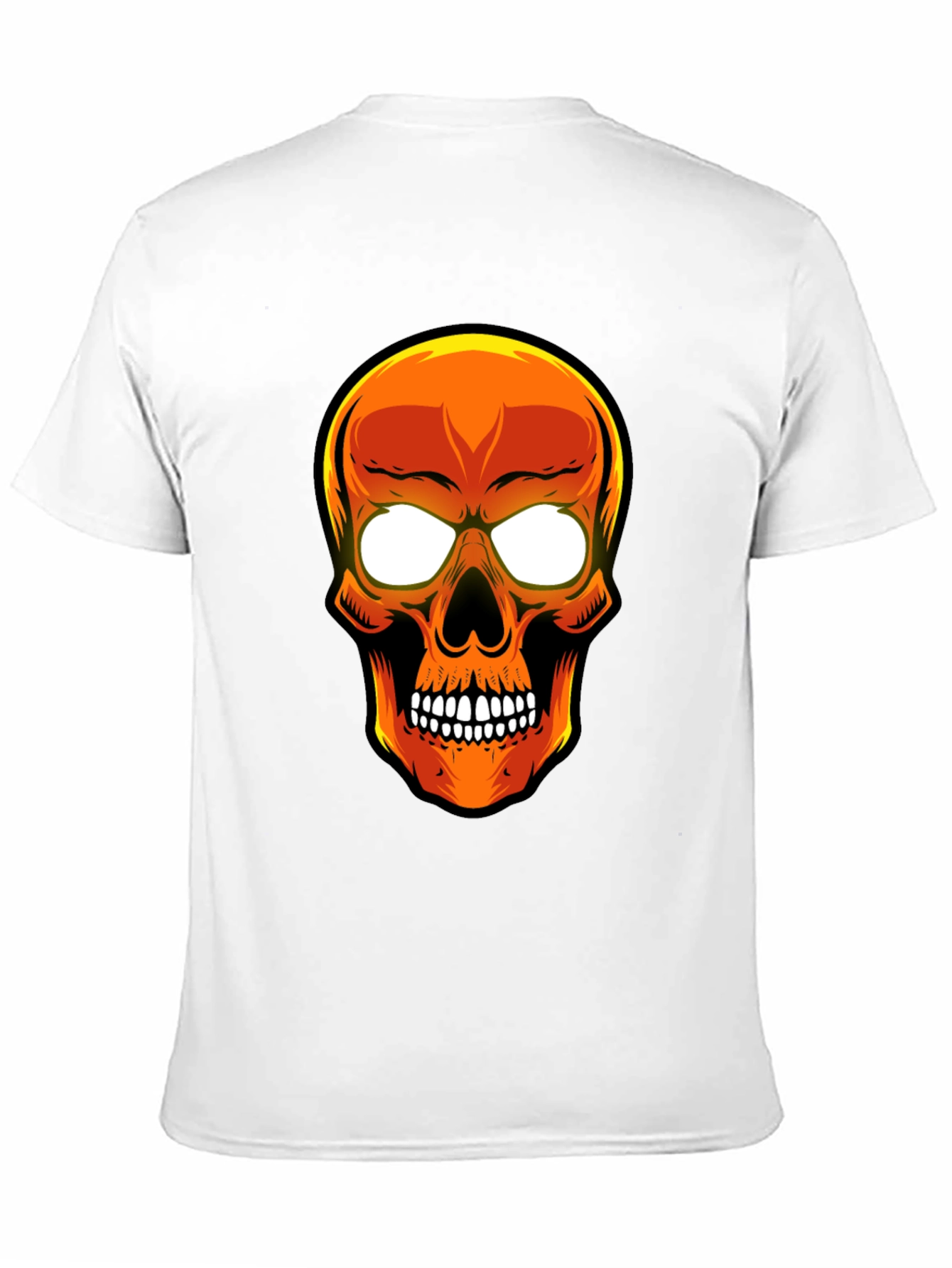 Skull Graphic T-Shirt - Mens Black Tee
