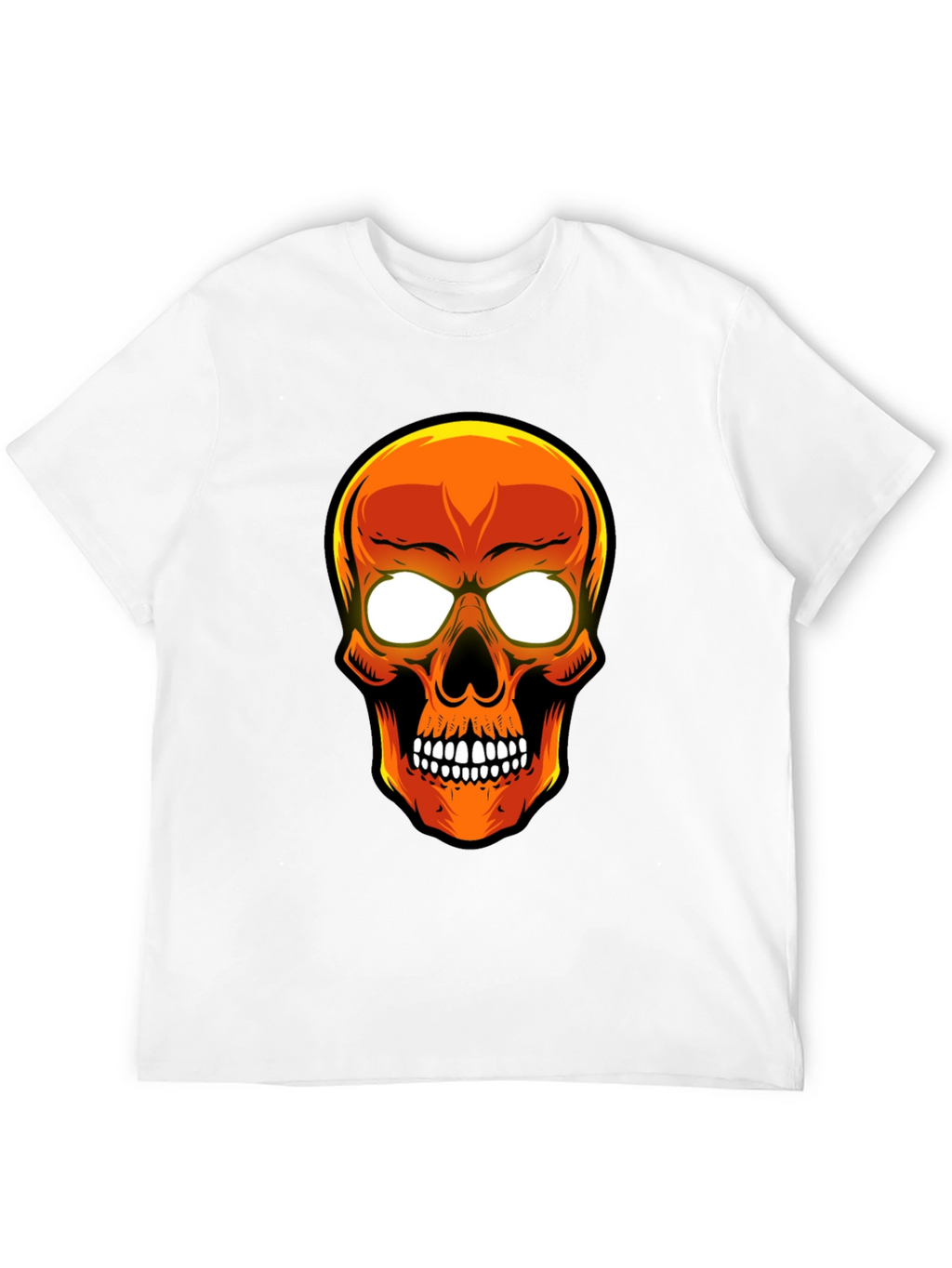 Skull Graphic T-Shirt - Mens Black Tee
