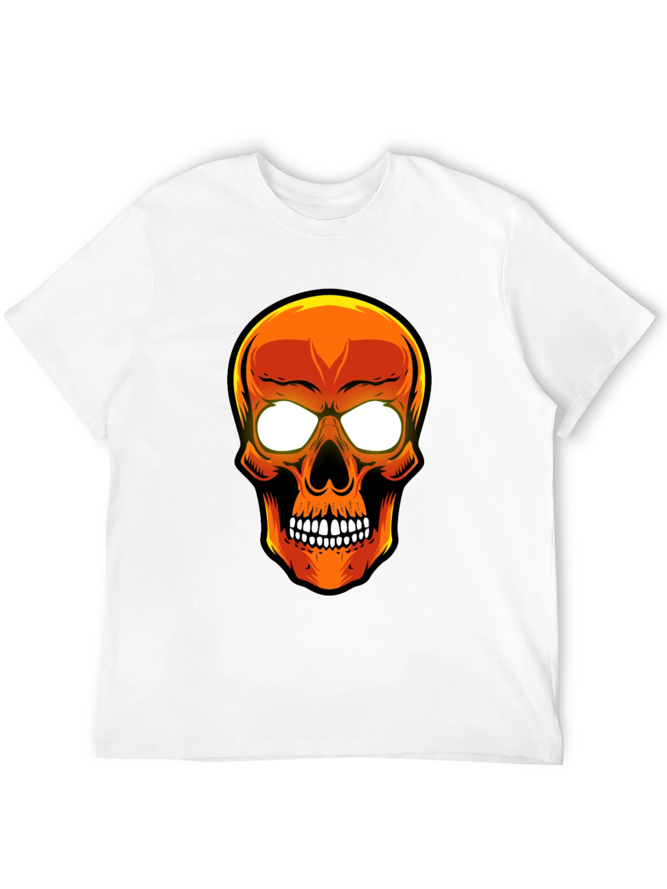 Skull Graphic T-Shirt - Mens Black Tee