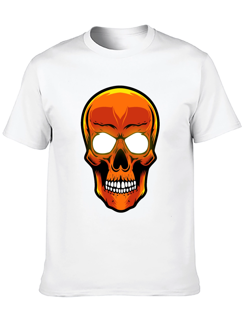 Skull Graphic T-Shirt - Mens Black Tee