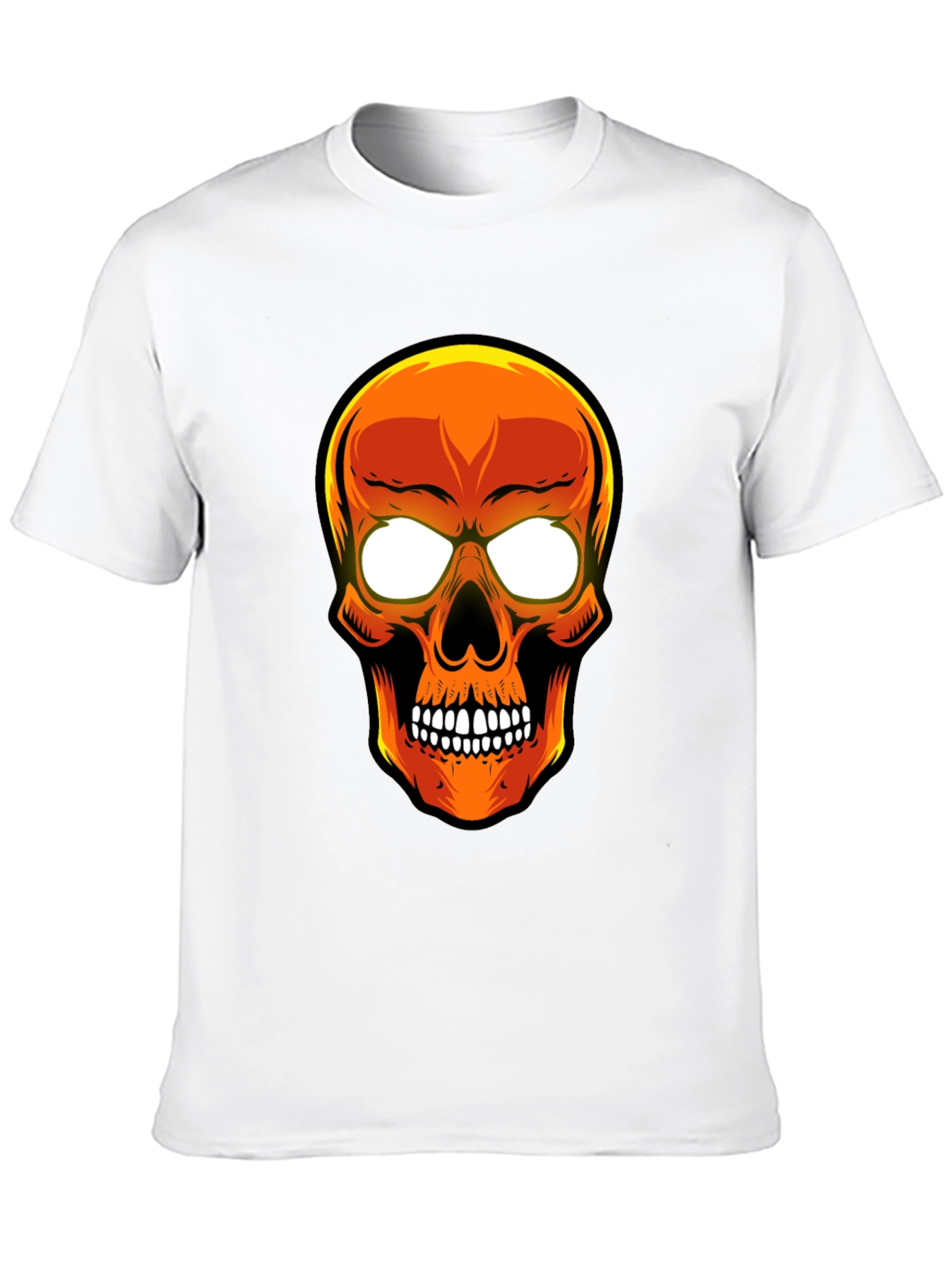 Skull Graphic T-Shirt - Mens Black Tee