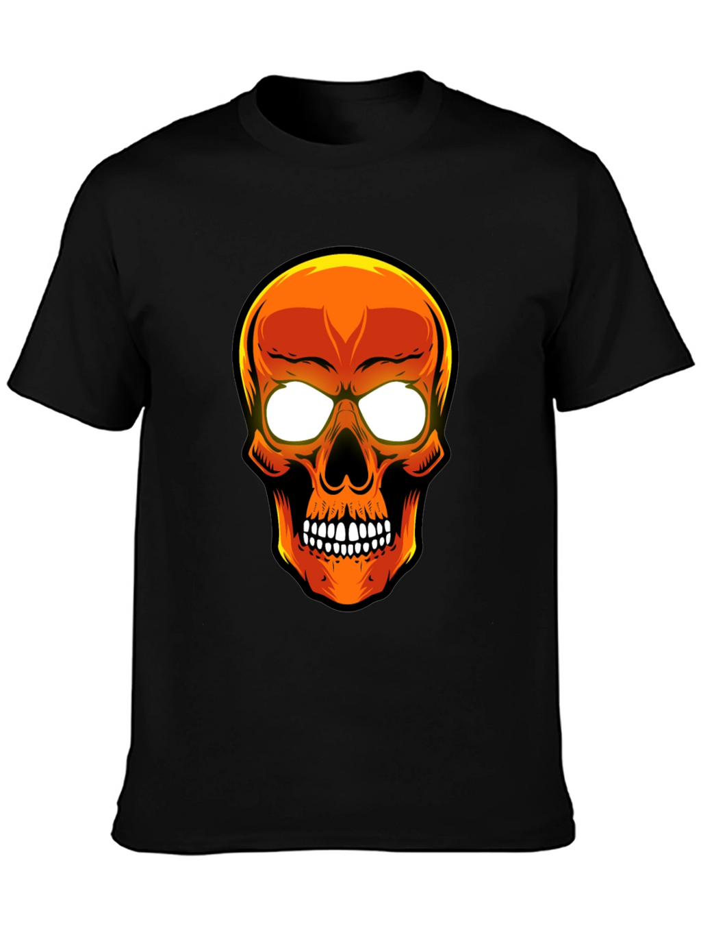 Skull Graphic T-Shirt - Mens Black Tee