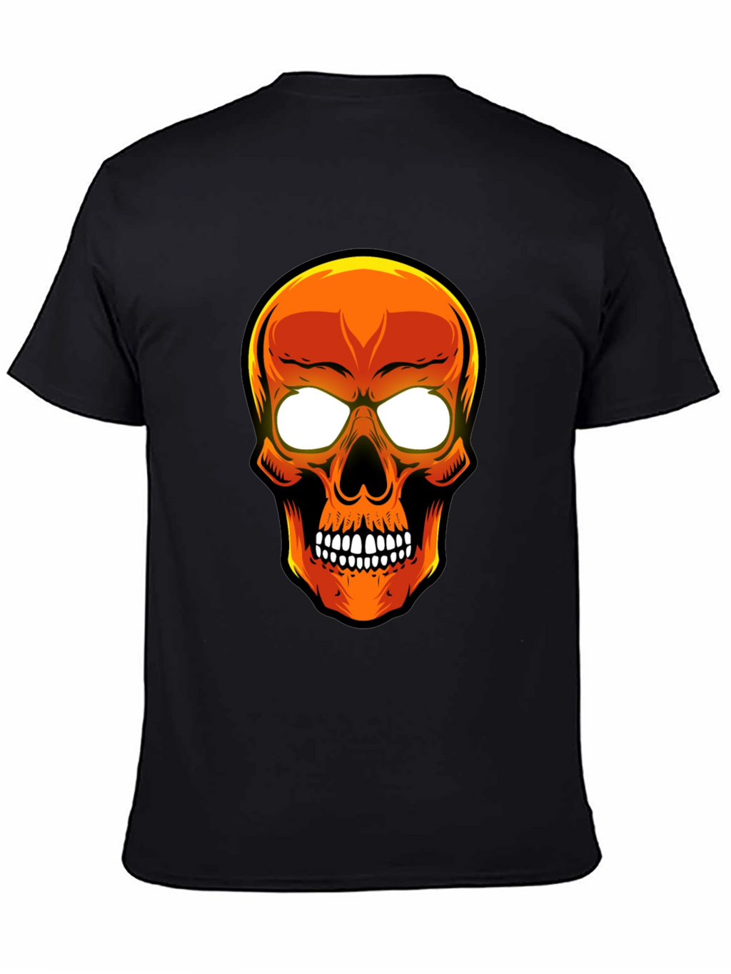 Skull Graphic T-Shirt - Mens Black Tee