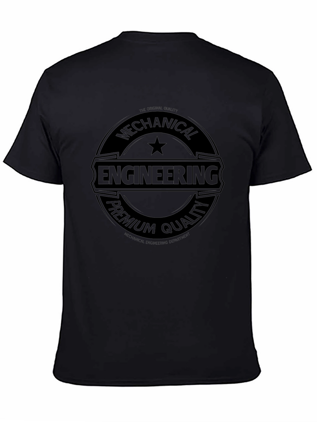 Mechanical Engineering Premium Quality Black T-Shirt