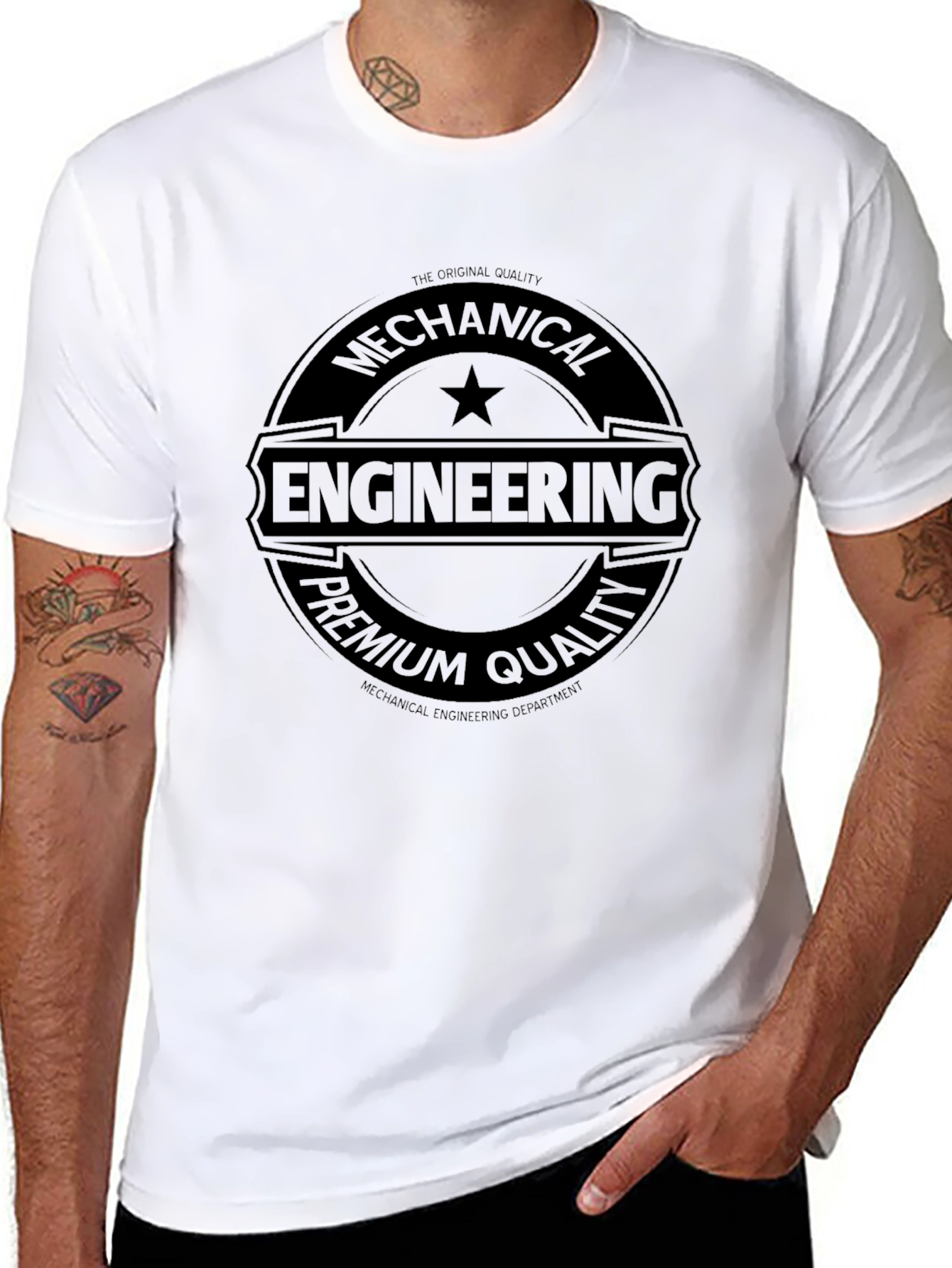 Mechanical Engineering Premium Quality Black T-Shirt
