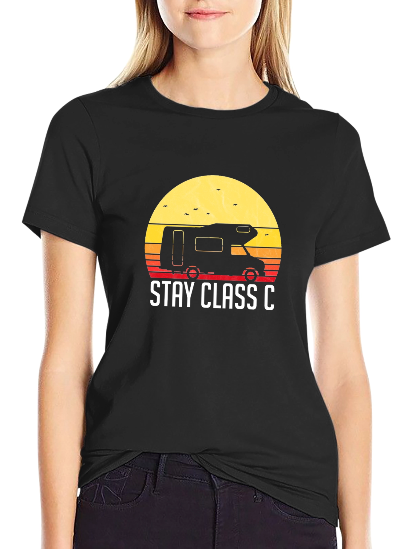 Stay Class C RV Camping T-Shirt