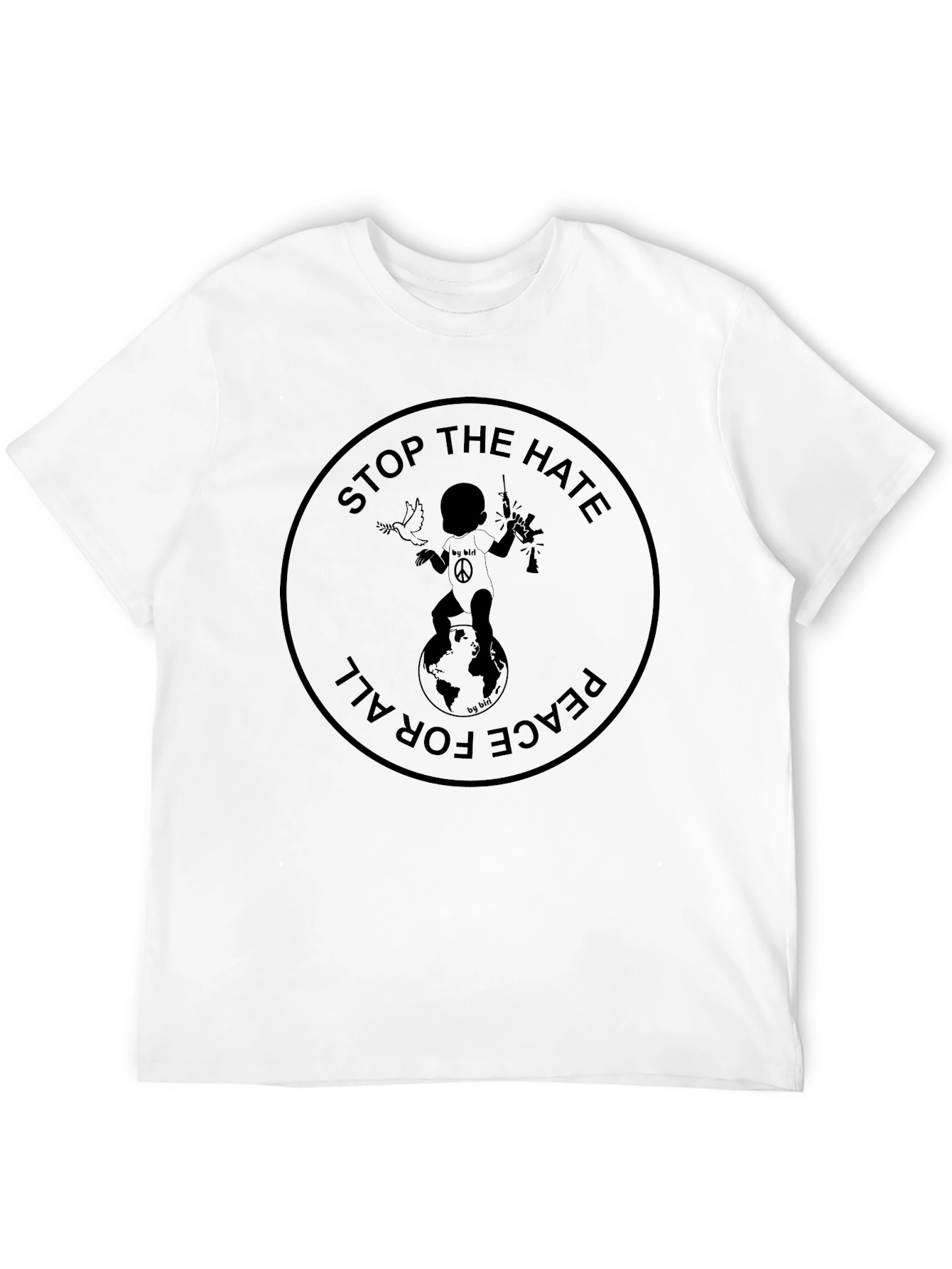 Stop Hate Peace All T-Shirt - Black