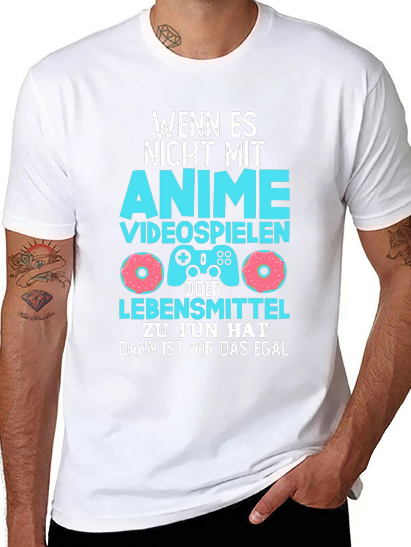 Anime Gaming & Food T-Shirt - Wenn Es Nicht Mit Graphic Tee