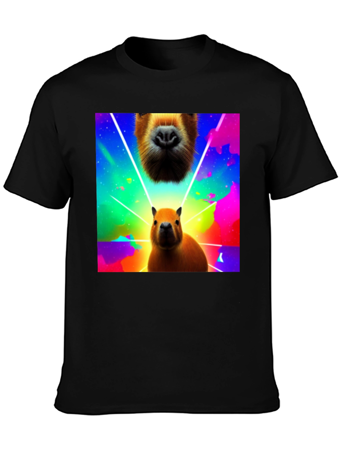 Capybara T-Shirt - Colorful Graphic Tee