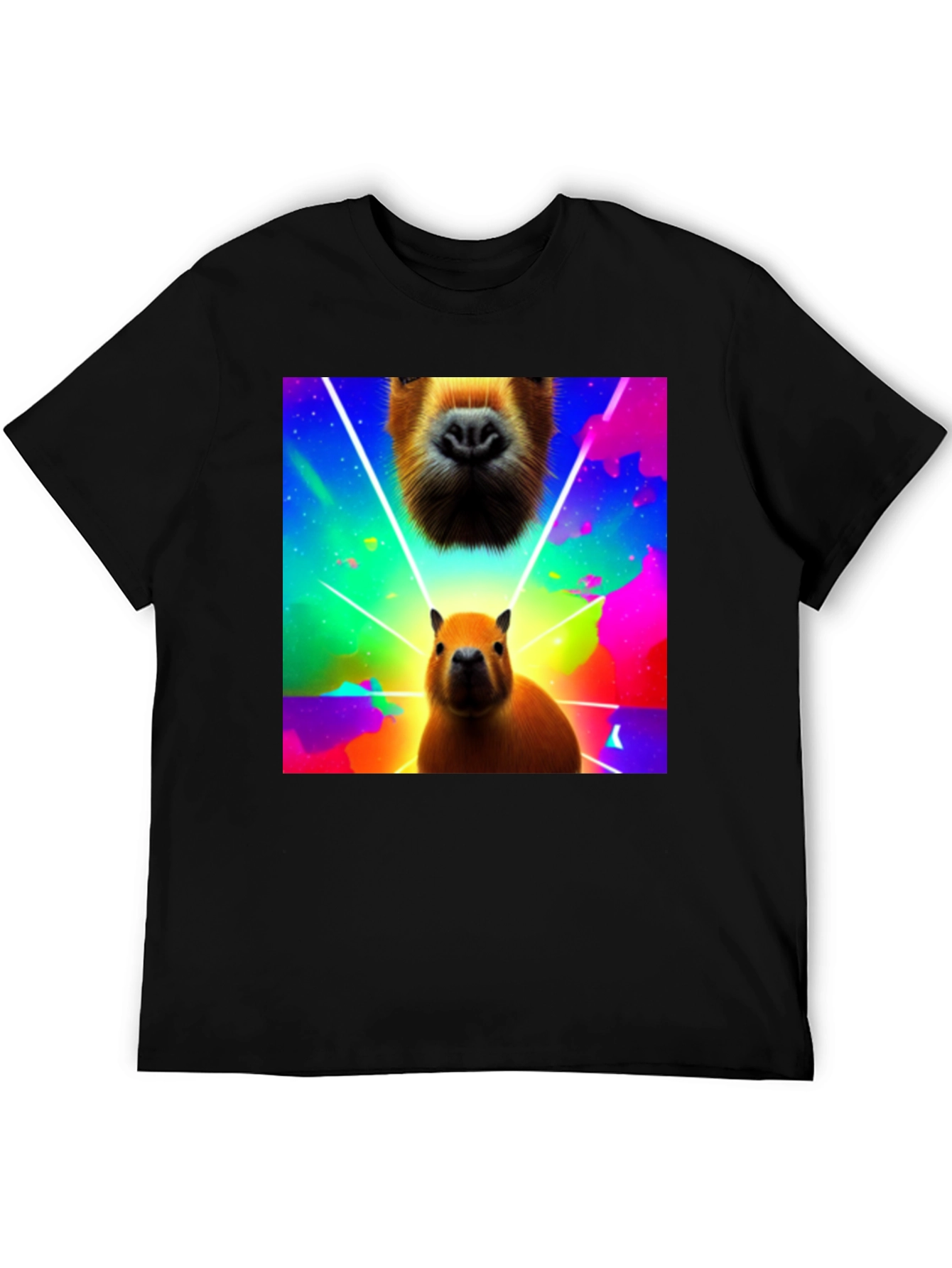 Capybara T-Shirt - Colorful Graphic Tee