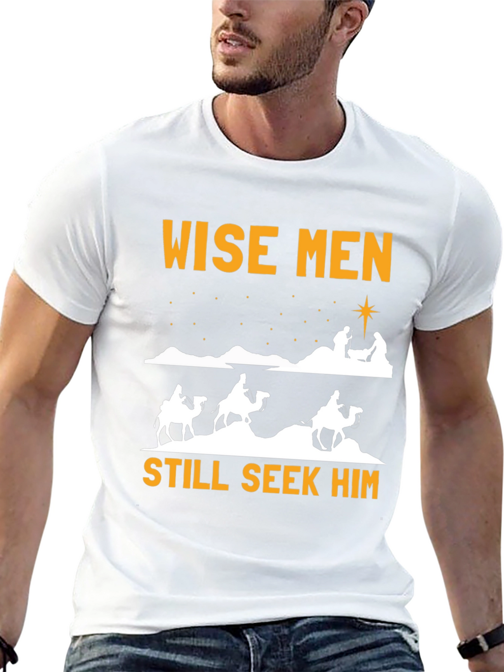 Wise Men Still Seek Him Christmas T-Shirt