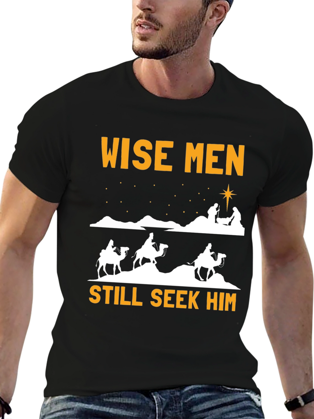 Wise Men Still Seek Him Christmas T-Shirt