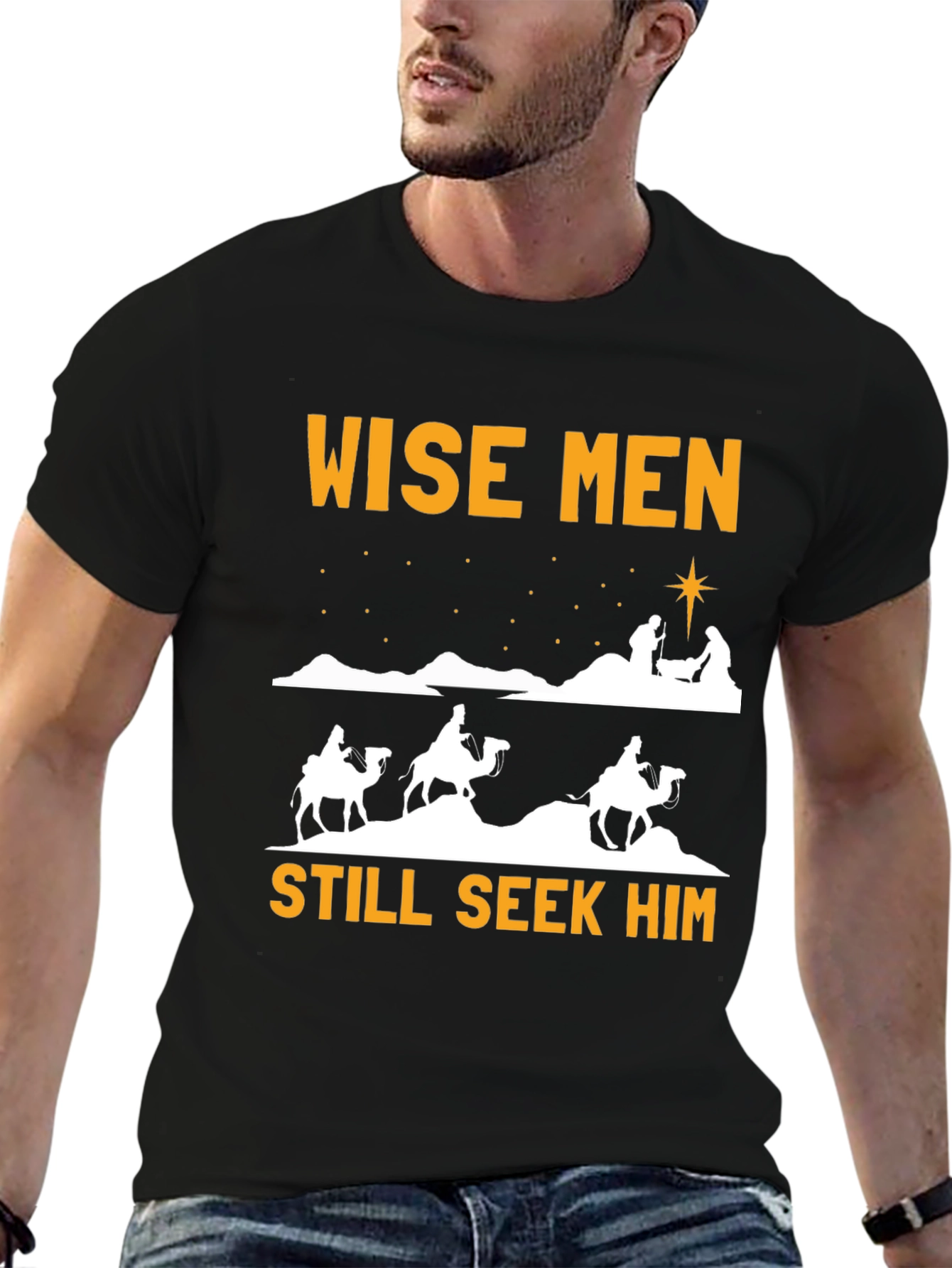 Wise Men Still Seek Him Christmas T-Shirt