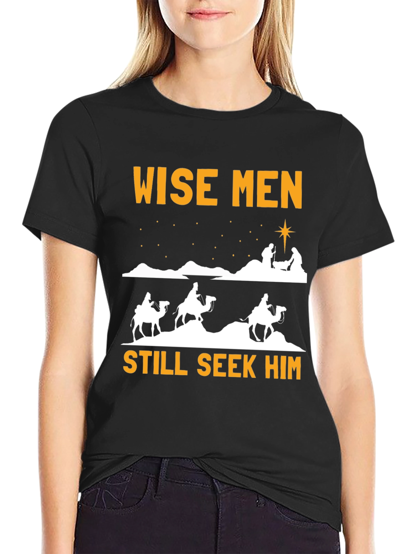 Wise Men Still Seek Him Christmas T-Shirt