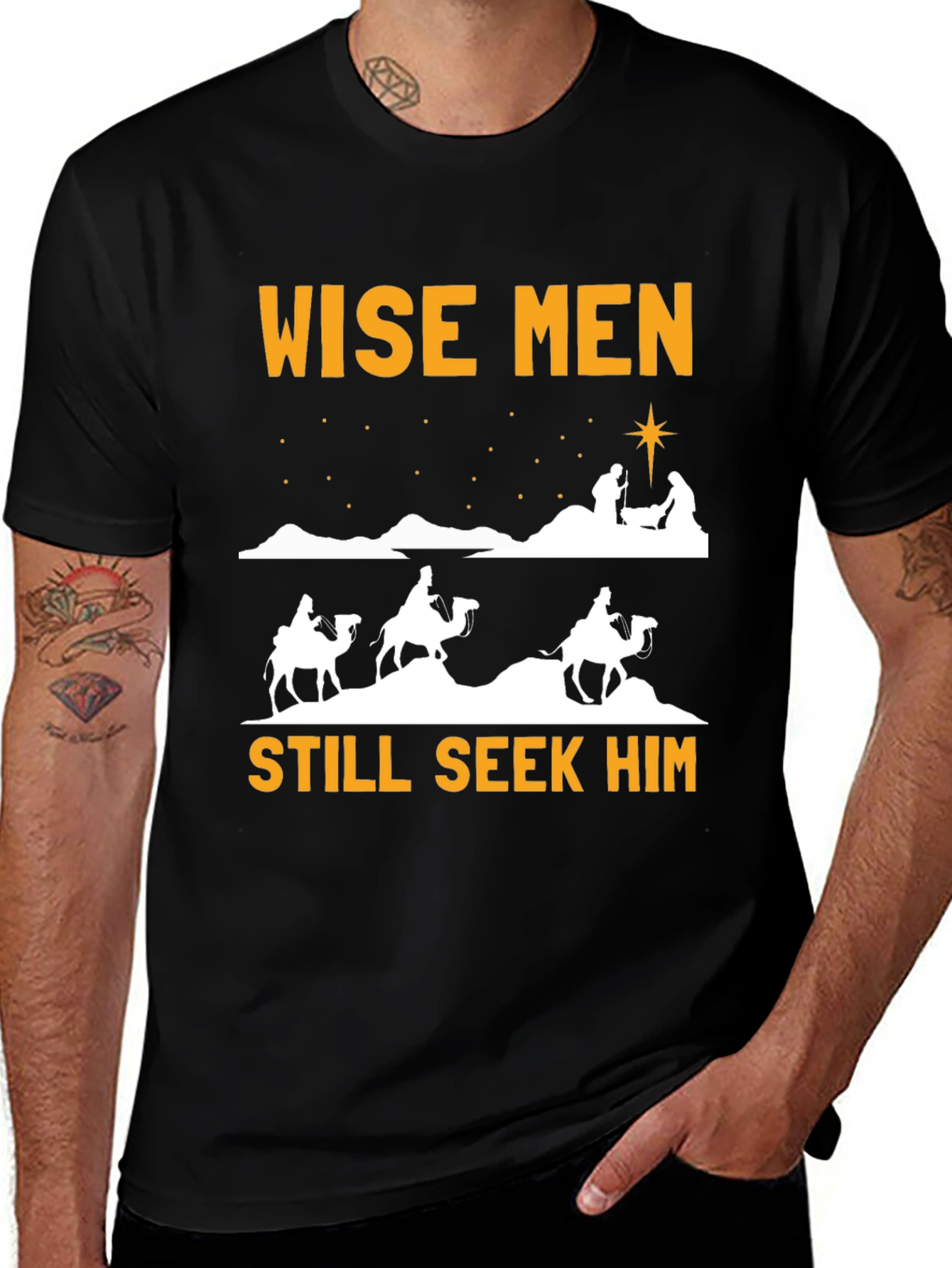 Wise Men Still Seek Him Christmas T-Shirt