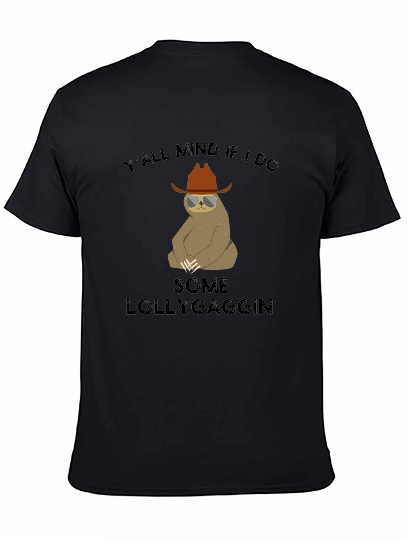 Funny Sloth Lollygagging Graphic T-Shirt