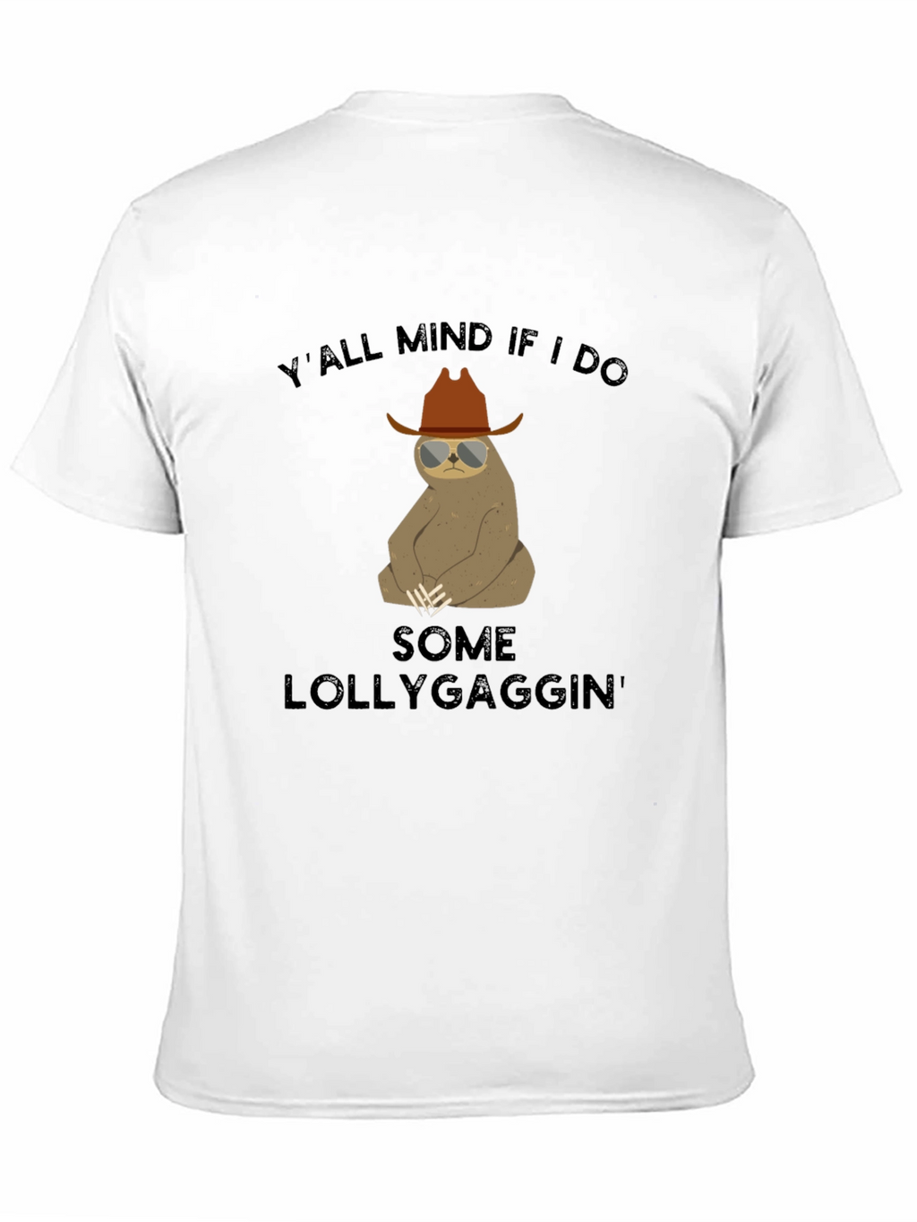 Funny Sloth Lollygagging Graphic T-Shirt
