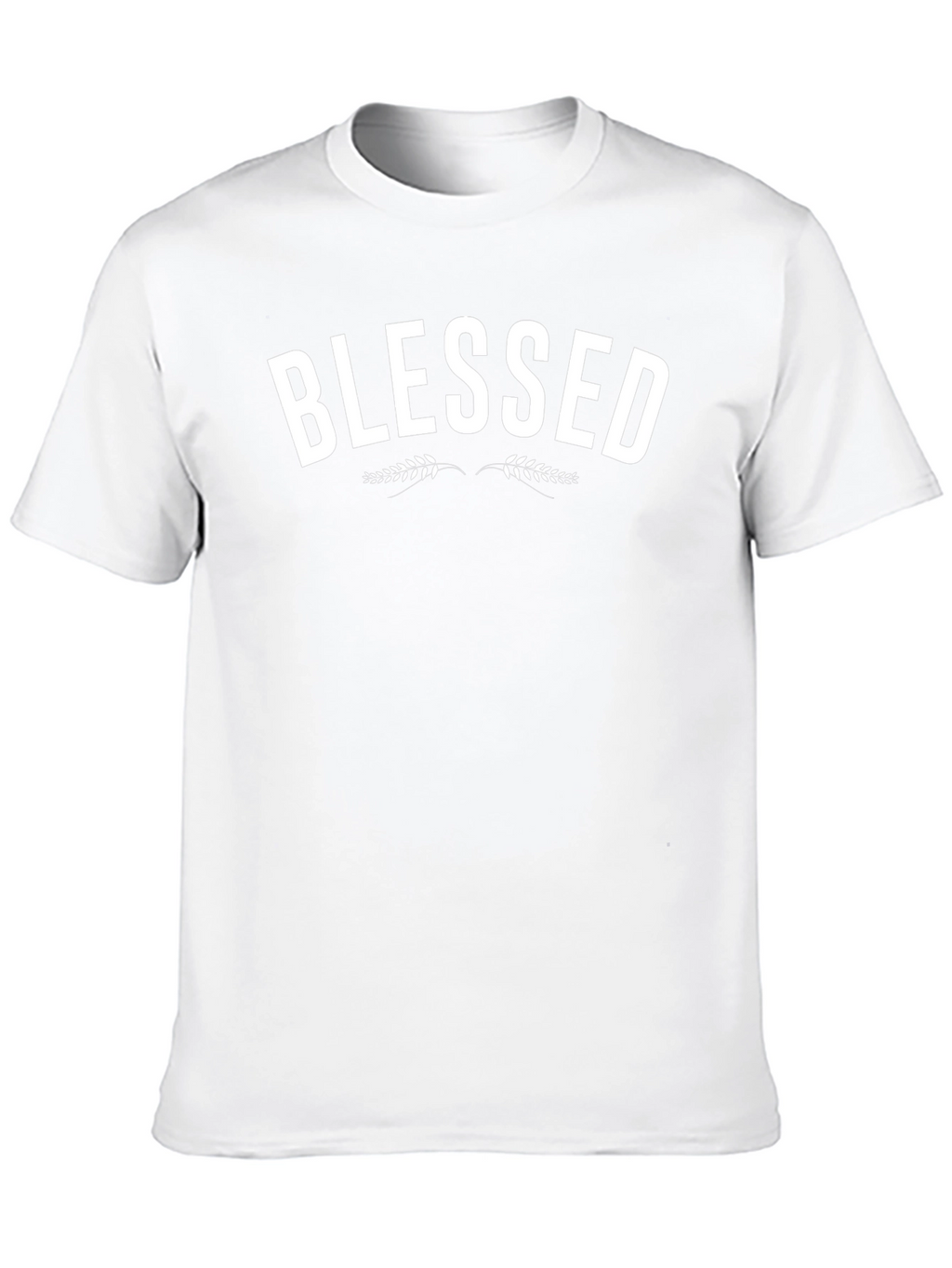 Blessed Graphic Print Black T-Shirt