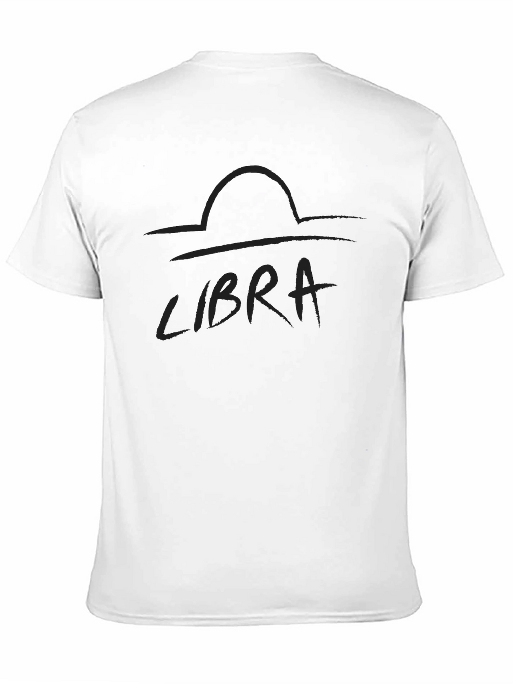 Libra Zodiac Black Graphic Tee
